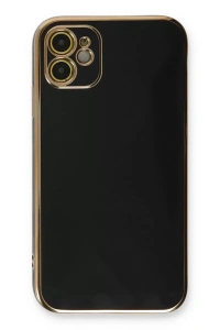 Apple iPhone 11 Kılıf Volet Silikon - Siyah