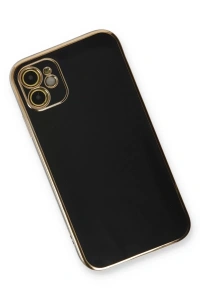 Apple iPhone 11 Kılıf Volet Silikon - Siyah
