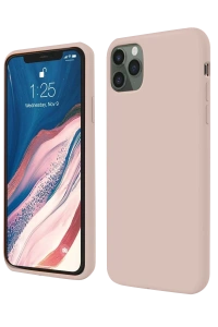 Apple iPhone 11 Pro Kılıf First Silikon - Rose Gold