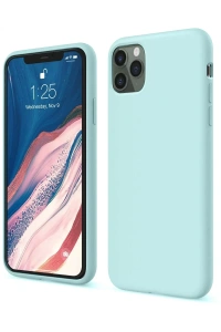 Apple iPhone 11 Pro Kılıf First Silikon - Turkuaz