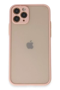 Apple iPhone 11 Pro Kılıf Montreal Silikon Kapak - Pembe