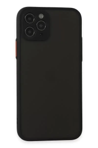 Apple iPhone 11 Pro Kılıf Montreal Silikon Kapak - Siyah