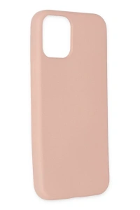 Apple iPhone 11 Pro Kılıf Nano içi Kadife Silikon - Pudra