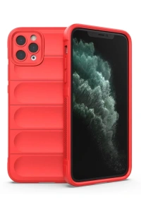 Apple iPhone 11 Pro Kılıf Optimum Silikon - Kırmızı