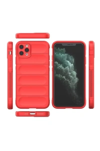 Apple iPhone 11 Pro Kılıf Optimum Silikon - Kırmızı