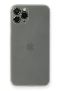 Apple iPhone 11 Pro Kılıf PP Ultra İnce Kapak - Beyaz