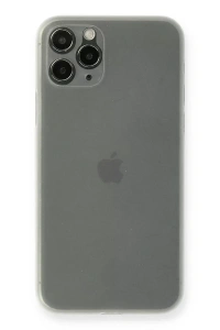 Apple iPhone 11 Pro Kılıf PP Ultra İnce Kapak - Beyaz