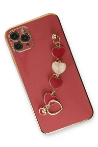 Apple iPhone 11 Pro Max Kılıf Esila Silikon - Kırmızı