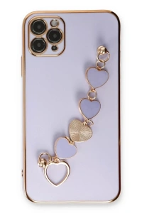 Apple iPhone 11 Pro Max Kılıf Esila Silikon - Lila
