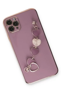 Apple iPhone 11 Pro Max Kılıf Esila Silikon - Mor