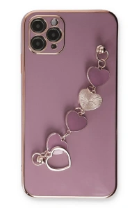 Apple iPhone 11 Pro Max Kılıf Esila Silikon - Mor