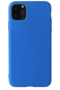 Apple iPhone 11 Pro Max Kılıf First Silikon - Mavi