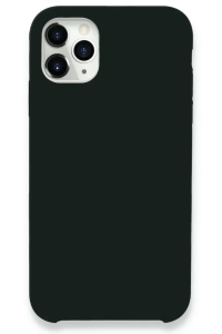 Apple iPhone 11 Pro Max Kılıf Lansman Legant Silikon - Koyu Yeşil