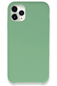 Apple iPhone 11 Pro Max Kılıf Lansman Legant Silikon - Yeşil