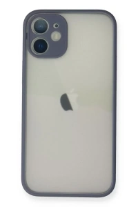 Apple iPhone 11 Pro Max Kılıf Montreal Silikon Kapak - Gri
