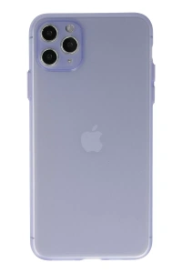 Apple iPhone 11 Pro Max Kılıf Puma Silikon - Mor