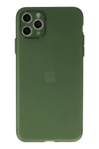Apple iPhone 11 Pro Max Kılıf Puma Silikon - Yeşil