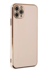 Apple iPhone 11 Pro Max Kılıf Volet Silikon - Pembe