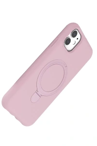 Apple iPhone 11 Regal Magsafe Standlı Kapak - Açık Pembe