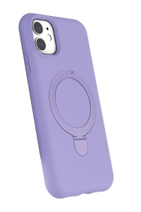 Apple iPhone 11 Regal Magsafe Standlı Kapak - Lila
