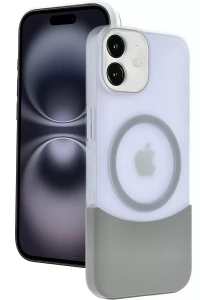 Apple iPhone 11 Velar Magsafe Kapak - Natural Grey