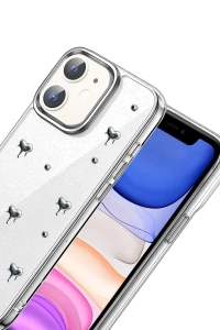 Apple iPhone 12 Fiyonk Desenli Kapak - Desen 1