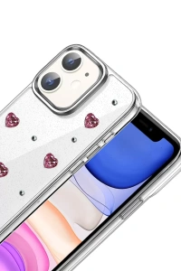 Apple iPhone 12 Fiyonk Desenli Kapak - Desen 3