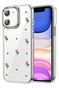 Apple iPhone 12 Fiyonk Desenli Kapak - Desen 6