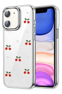 Apple iPhone 12 Fiyonk Desenli Kapak - Desen 9