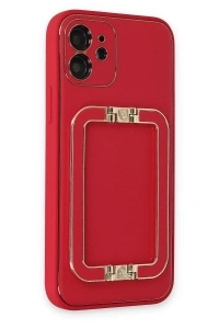 Apple iPhone 12 Kılıf Coco Elit Kapak - Kırmızı