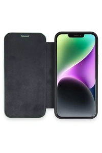 Apple iPhone 12 Kılıf Dolpin Kapaklı - Lacivert