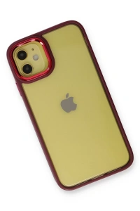 Apple iPhone 12 Kılıf Dora Kapak - Kırmızı