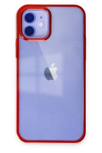 Apple iPhone 12 Kılıf Element Silikon - Kırmızı