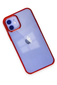 Apple iPhone 12 Kılıf Element Silikon - Kırmızı