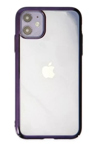 Apple iPhone 12 Kılıf Element Silikon - Mor