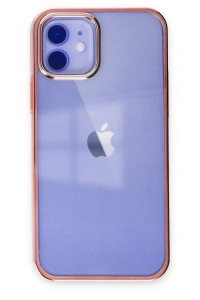 Apple iPhone 12 Kılıf Element Silikon - Pembe