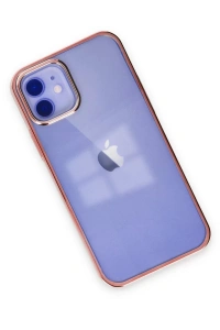 Apple iPhone 12 Kılıf Element Silikon - Pembe
