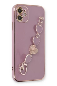 Apple iPhone 12 Kılıf Esila Silikon - Mor