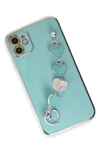 Apple iPhone 12 Kılıf Esila Silikon - Su Yeşili