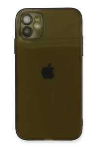 Apple iPhone 12 Kılıf Fly Lens Silikon - Siyah