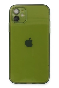 Apple iPhone 12 Kılıf Fly Lens Silikon - Yeşil