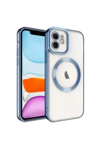 Apple iPhone 12 Kılıf Kross Magneticsafe Kapak - Sierra Blue
