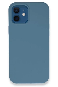 Apple iPhone 12 Kılıf Lansman Legant Silikon - Açık Mavi