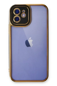 Apple iPhone 12 Kılıf Liva Lens Silikon - Siyah