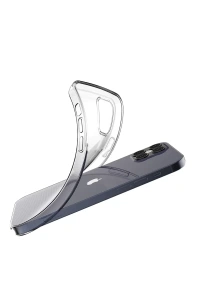 Apple iPhone 12 Kılıf Lüx Şeffaf Silikon