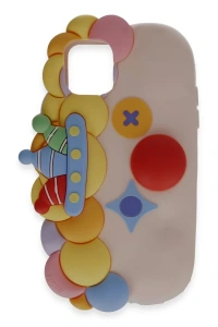 Apple iPhone 12 Kılıf Poky Karakter Silikon Kapak - Desen 7