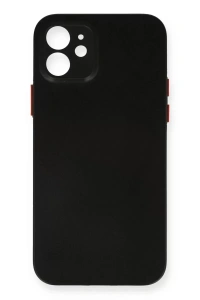Apple iPhone 12 Kılıf PP Ultra İnce Kapak - Siyah