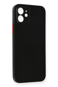 Apple iPhone 12 Kılıf PP Ultra İnce Kapak - Siyah
