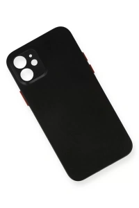 Apple iPhone 12 Kılıf PP Ultra İnce Kapak - Siyah
