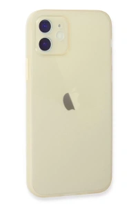 Apple iPhone 12 Kılıf Puma Silikon - Gold